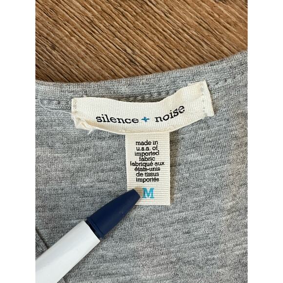 Urban Outfitters Silence + Noise gray side stripe bodycon dress Medium - Picture 3 of 8